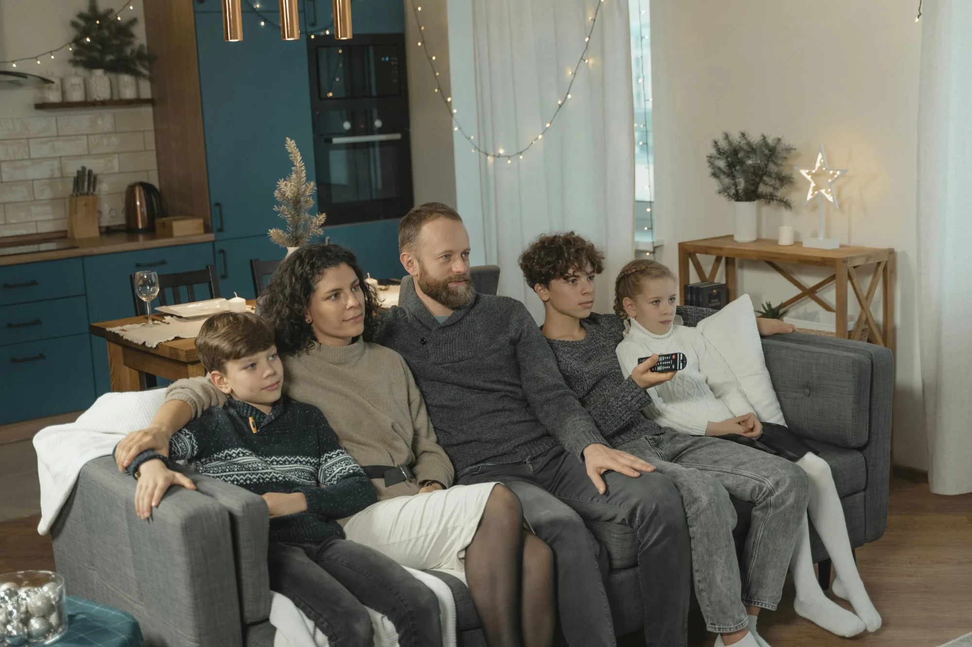 Family spending time together